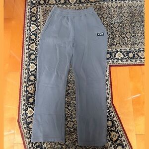 M Grey Pretty little thing open leg joggers